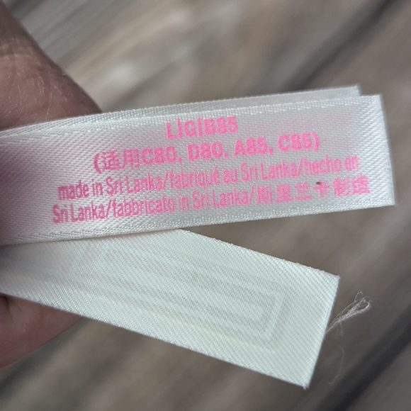 Pink The Lace High Neck Push Up Bra Large In Excellent Condition - Picture 8 of 9